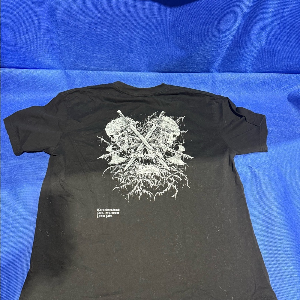 Black graphic tee
